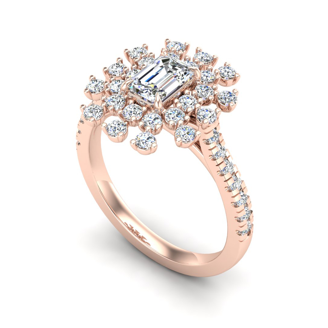 Janet Halo Engagement Ring